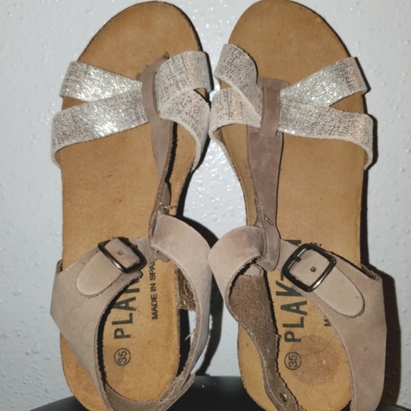 Plakton Womens Wedge Sandals size US 6/35 - Picture 6 of 12